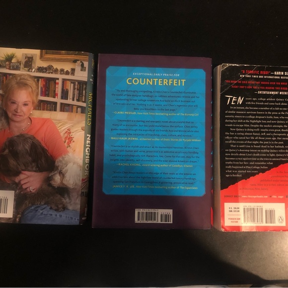 Counterfeit Kristin Chen Fear Thy Neighbor Michael Fern Book Bundle - Picture 3 of 8